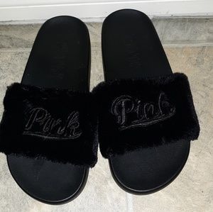 Victoria's Secret Pink Single Strap Slides